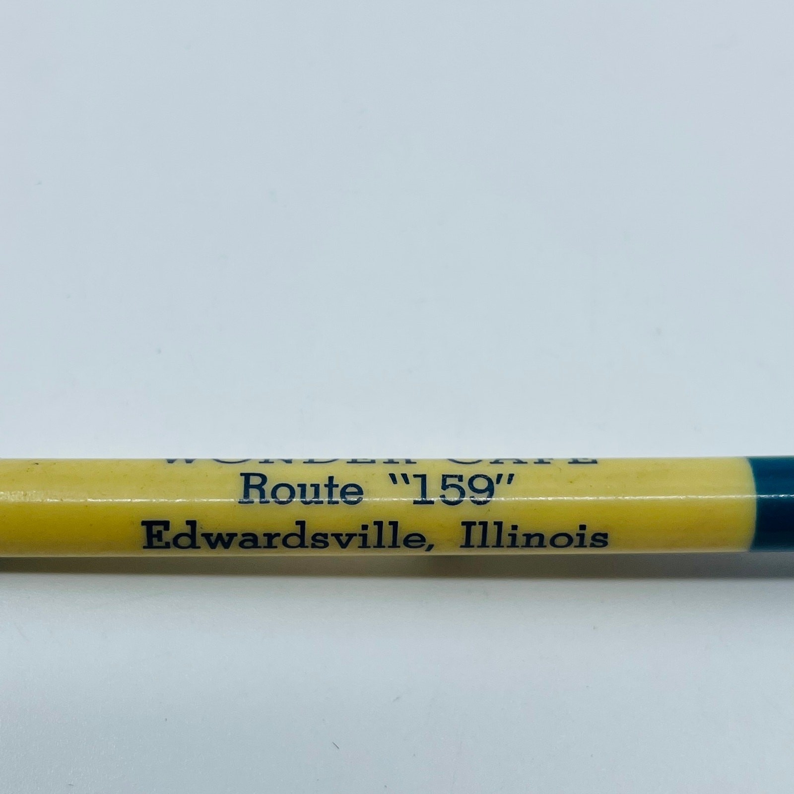 Celluloid Cream Mechanical Pencil Wonder Cafe Route 159 Edwardsville IL SB3