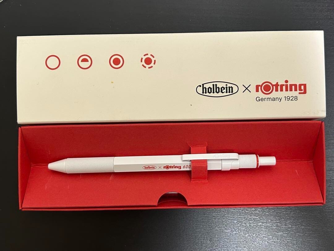 Rotring Holbein Collaboration 600 3 in 1 Multi Pen Permanent White Limited