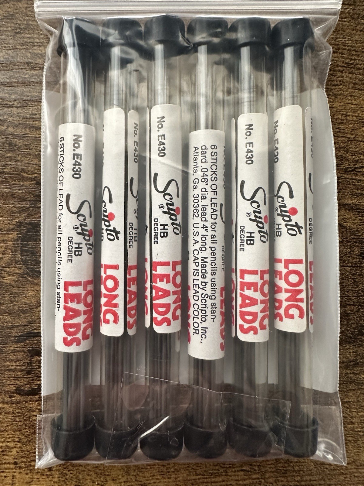 Scripto E430 HB Long Lead Refill .046″ (1.1 mm) Similar To E439 Lot Of 6 NOS