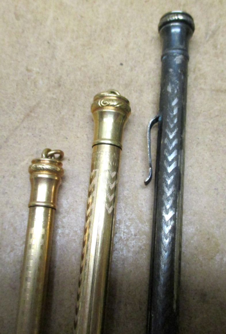 Wahl Eversharp Gold Filled Mechanical Pencil Vintage Engraved SET OF 3 & MORE **