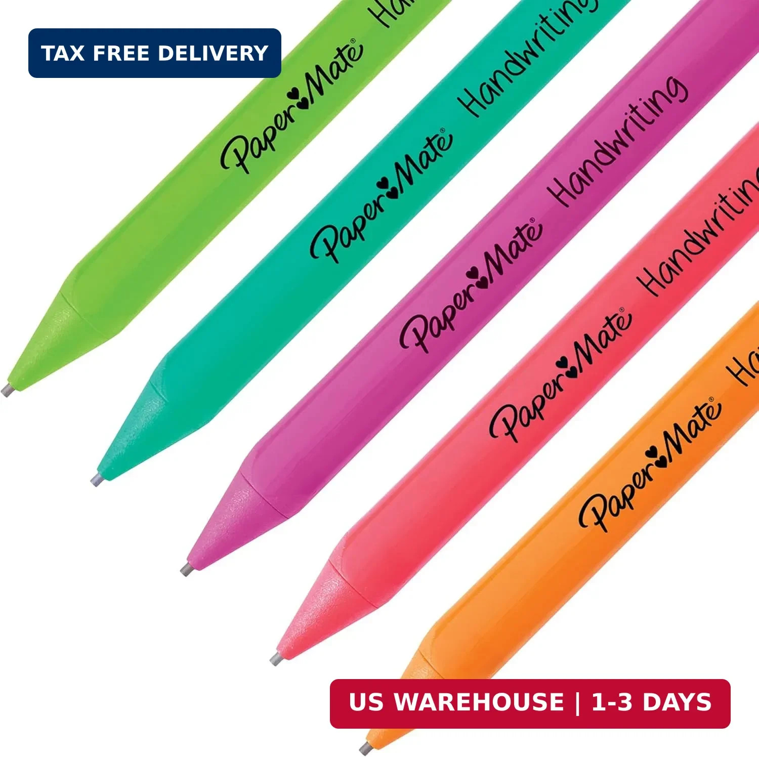 Triangular Mechanical Pencil Set for Kids – 8 Count with Lead & Erasers 2 PCS US