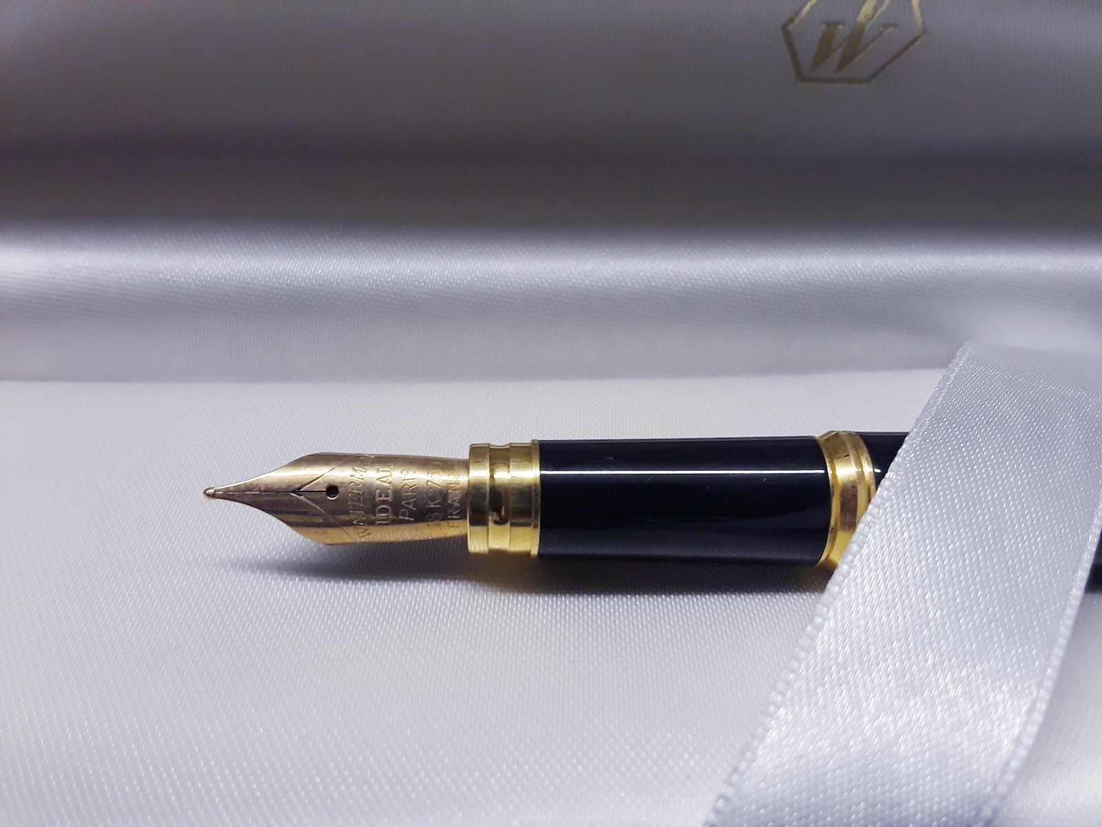 Waterman 16089-3 | Green Lacquer & Gold Gentleman Fountain Pen | Paris (New!)
