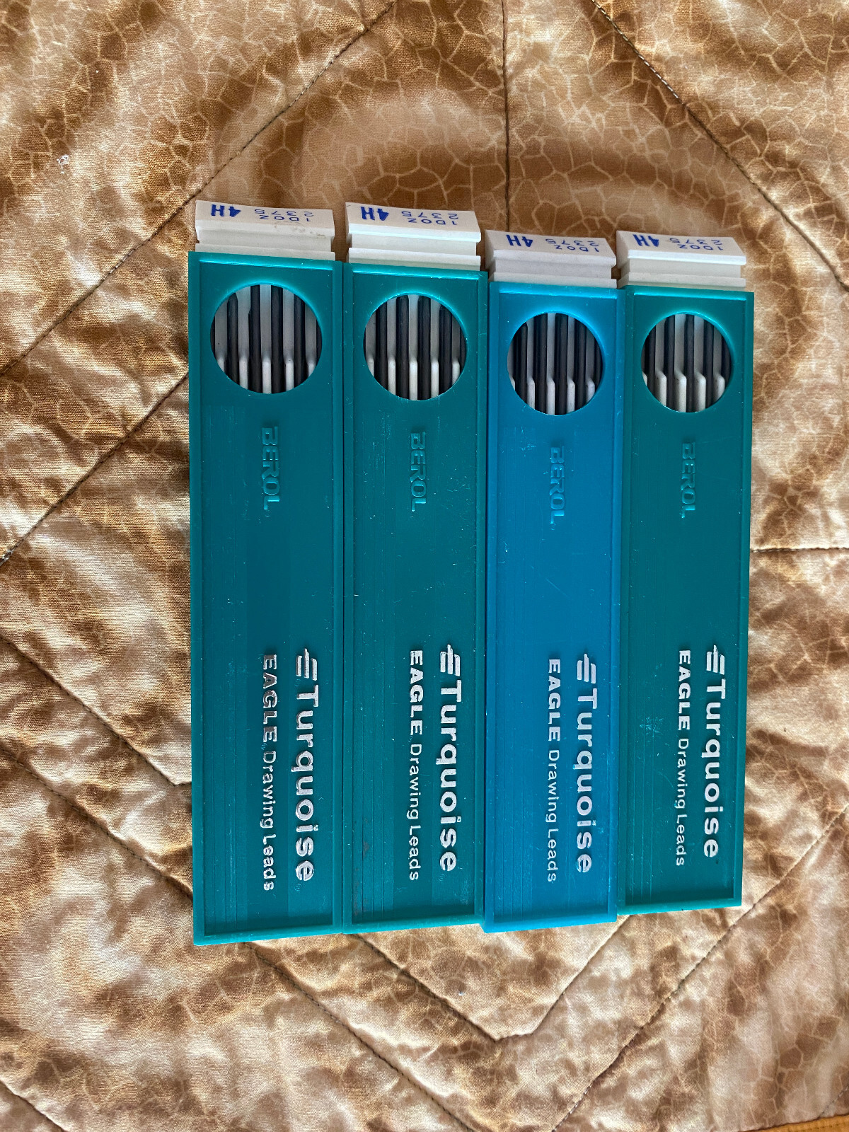 4 Boxes Eagle Drawing Lead #2375 4H in Plastic Protective Boxes(New-12 per box)