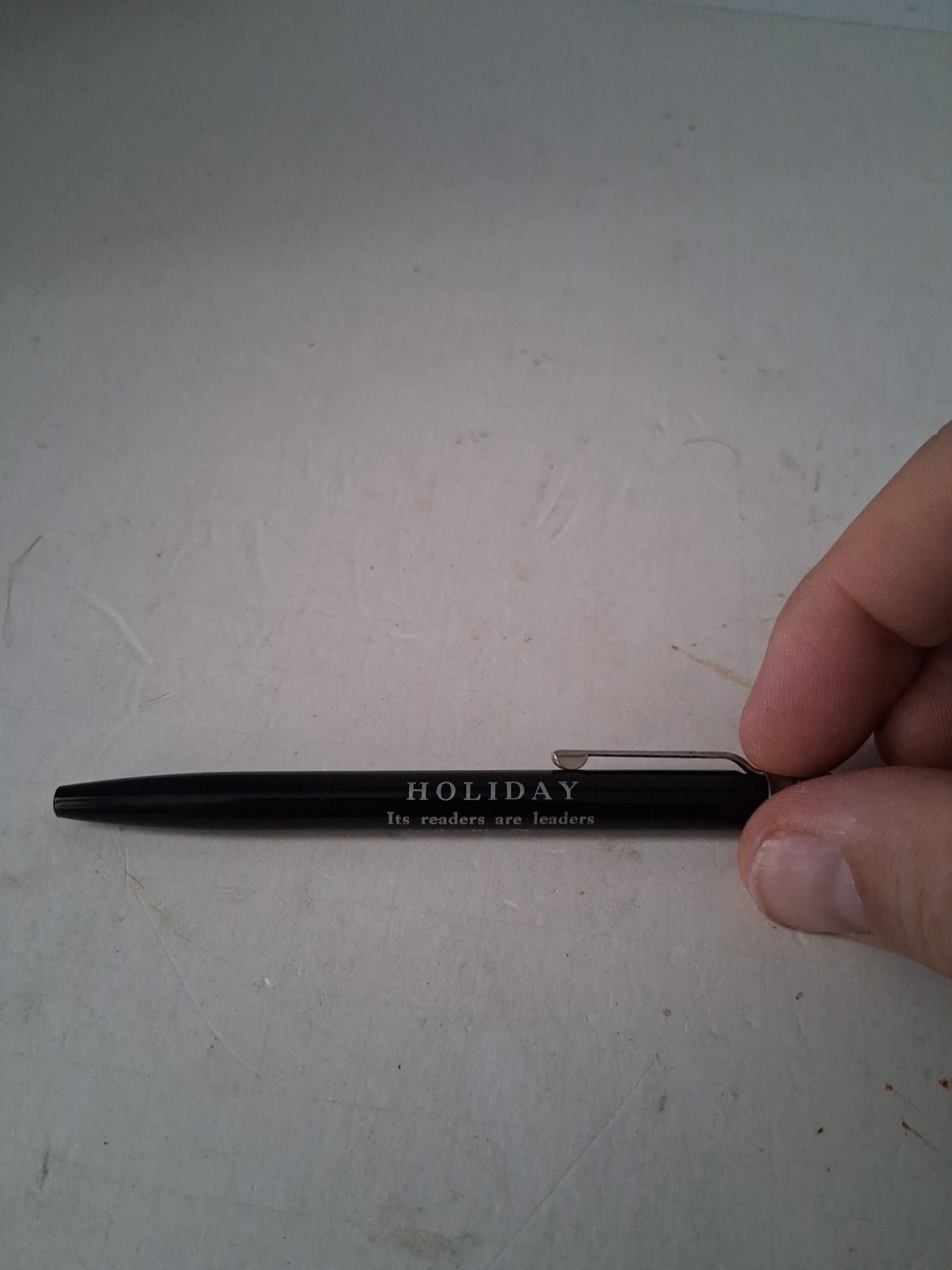 Vintage Scripto Mechanical Pencil, Holiday It’s Readers Are Leaders, Thick Lead