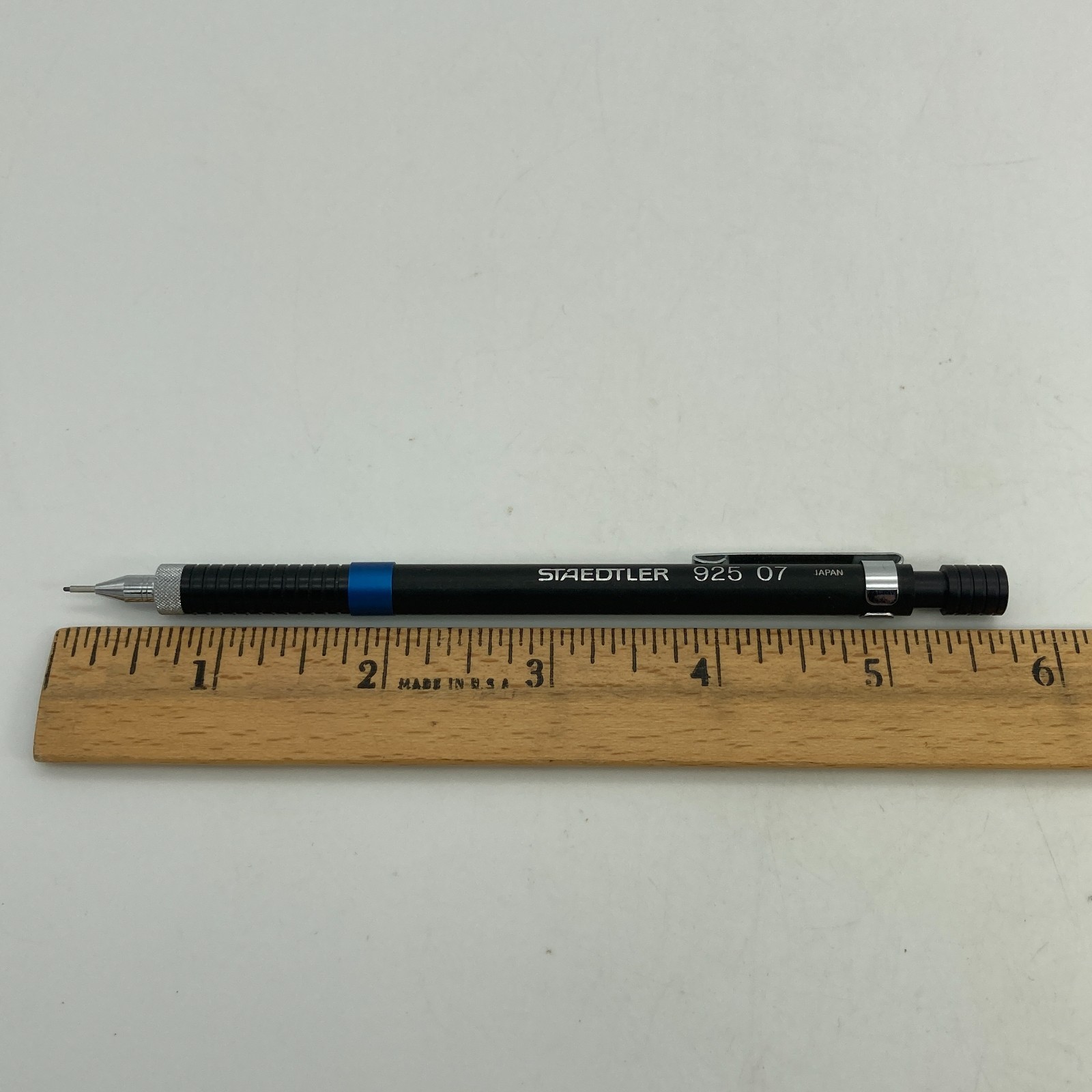 Staedtler Mechanical Pencil 925 07 HB Drafting Discontinued Metal Grip Brass Tip