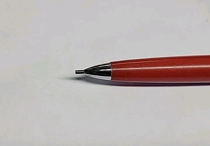 Vintage 1950’s Rite Point Roll Top Pencil/Pen Combination Rare RED & WHITE Color