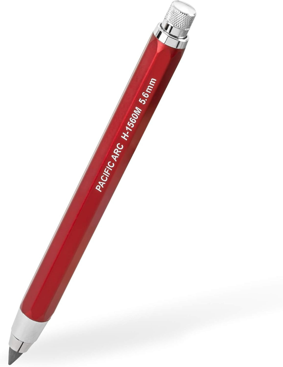 Premium Red Technical Stainless Steel 5.6mm Clutch Lead Holder