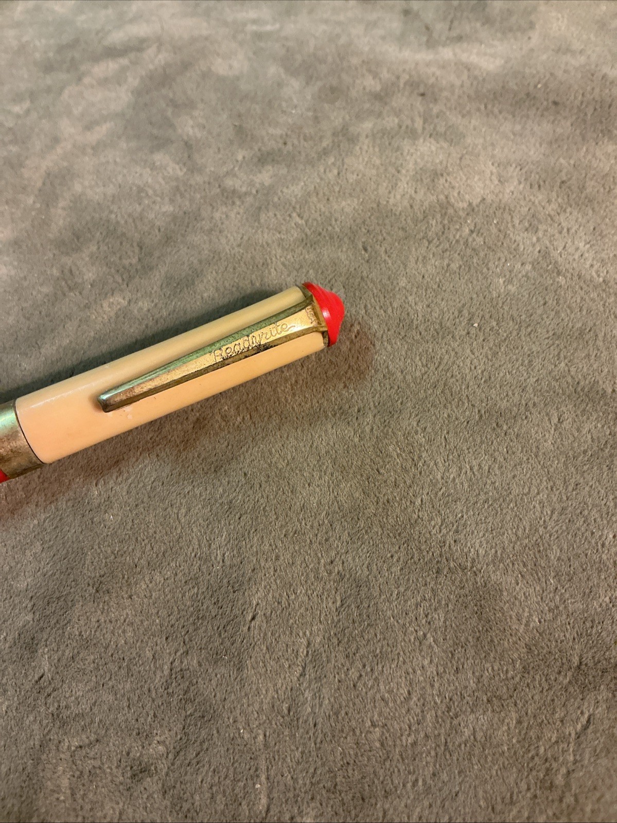 Vintage READYRITE mechanical pencil red and yellow color bank Kansas City MO