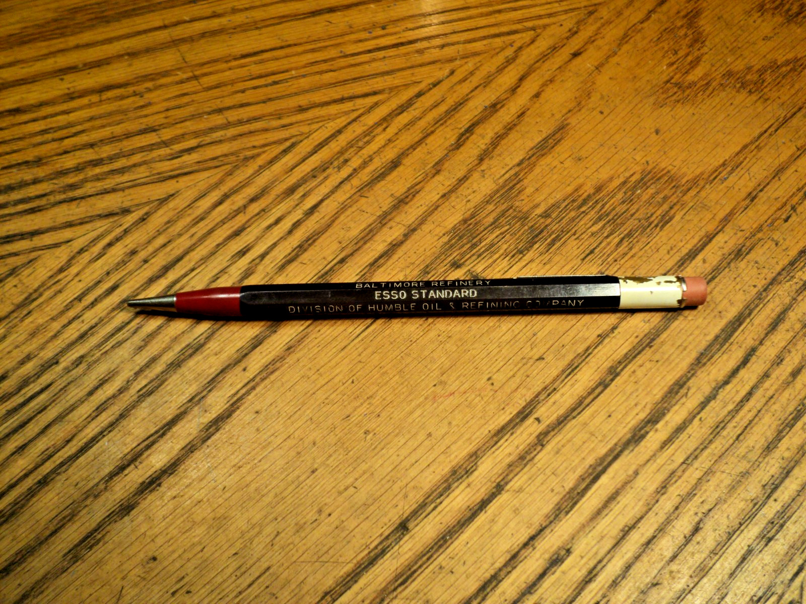 Vintage Autopoint Mechanical Pencil Baltimore Refinery Esso 5-1/2″ USA E