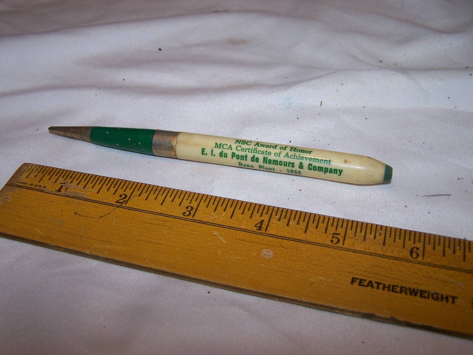 1955 Vintage E.I. DU PONT DE NEMOURS Mechanical Pencil DANA PLANT – B.F. Bell