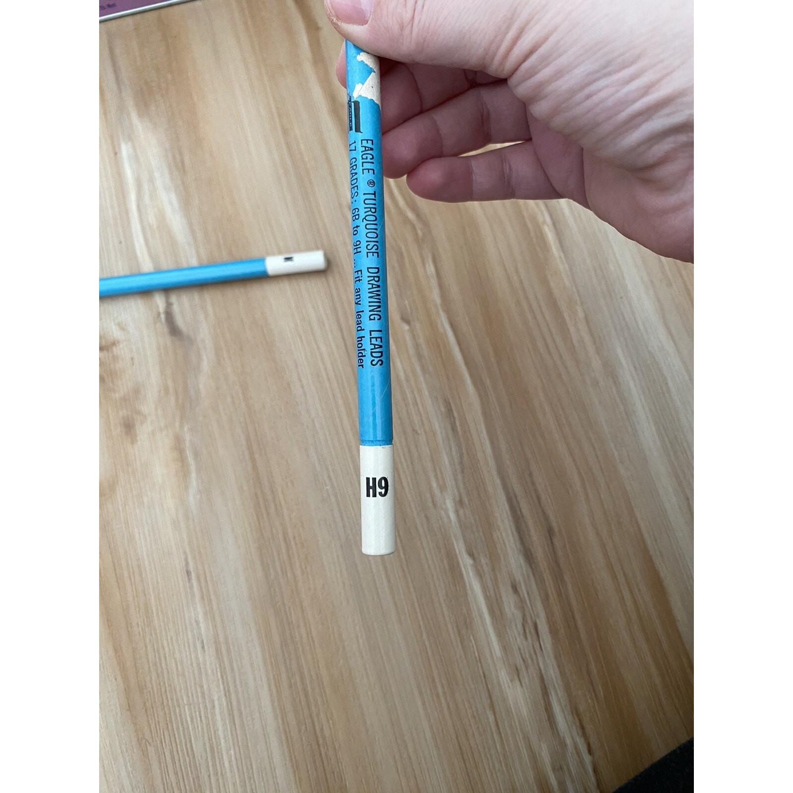 Vintage Berol Turquoise Eagle Drafting Leads V&E Manufacturing 4H H 6H