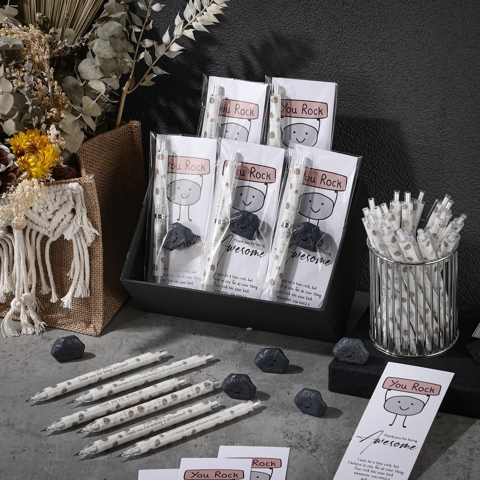 Sinload 36 Sets Inspirational You Rock Back First of Day Gifts Bulk Mechanical