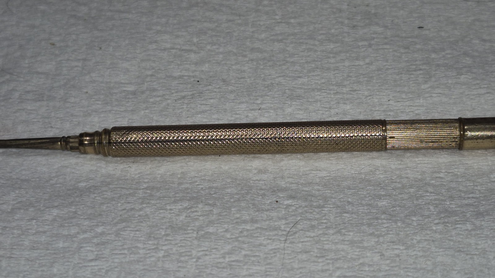 Unmarked Victorian Era Gold (Plated?) Extending Working Pencil in Original Box?