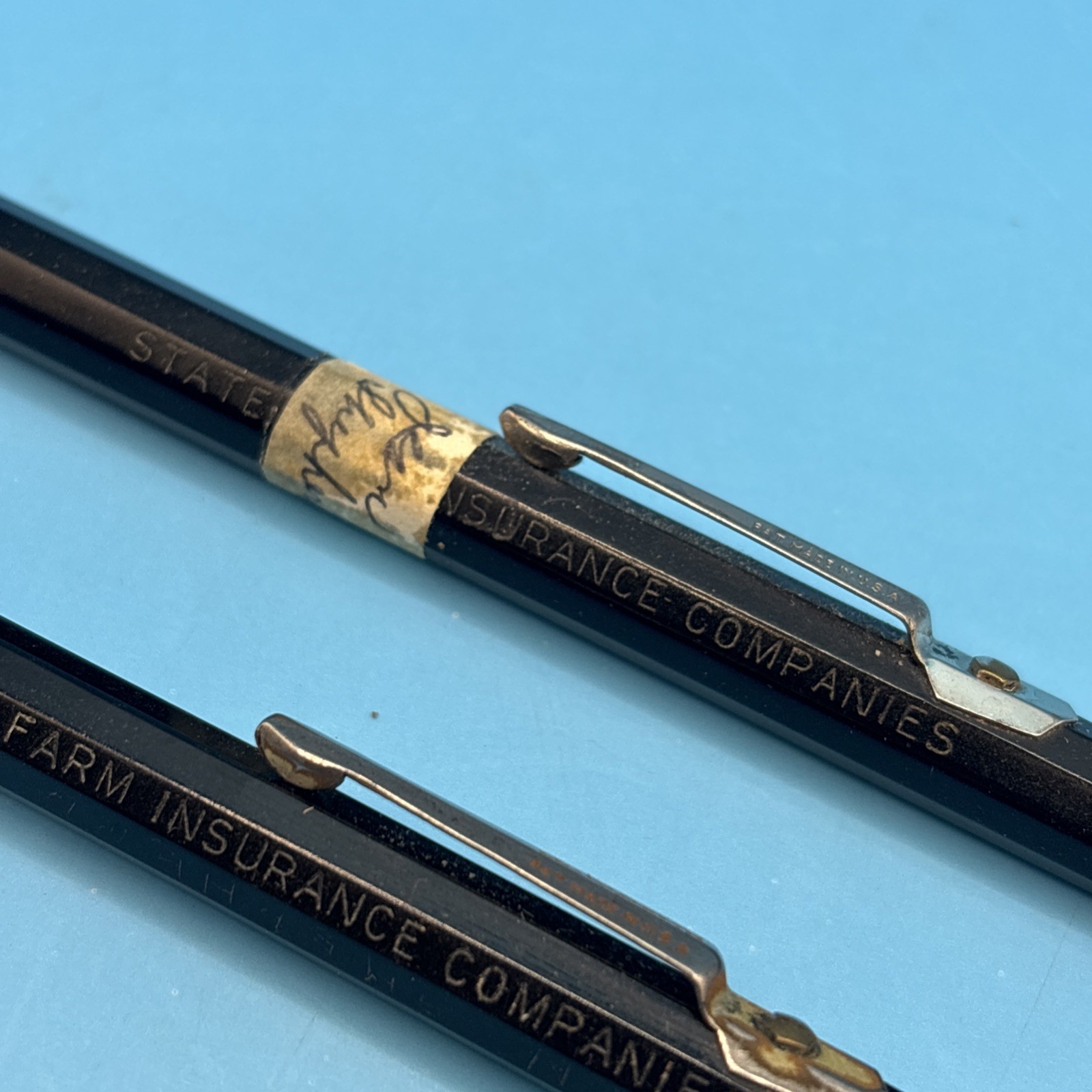 VTG Lot of Two (2) State Farm Insurance 6″ Long Autopoint Mechanical Pencils