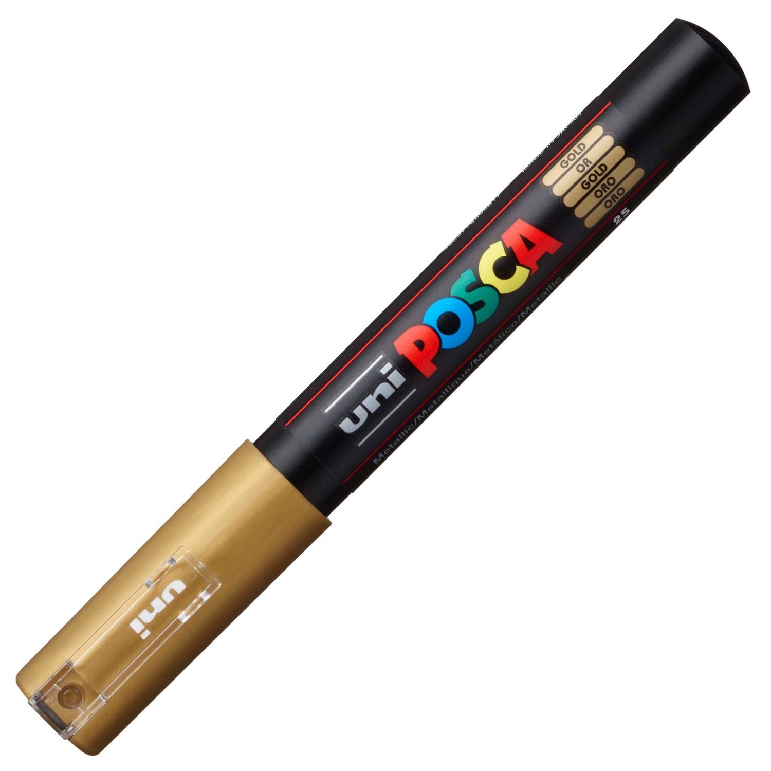 Uni Posca Extra Fine Marker Gold PC1M.25 Paint Pen Art Supply