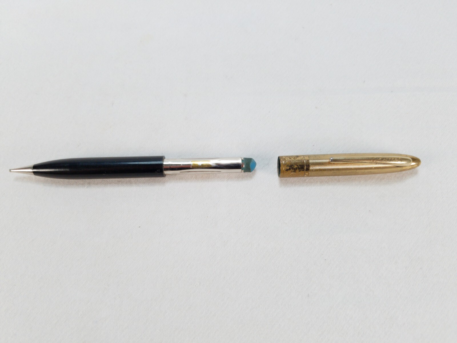Vintage Early 60’s Sheaffer’s Continuos Twist Mechanical Pencil Black and Gold