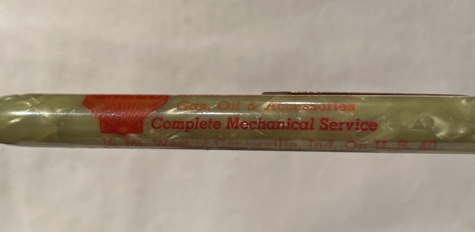 Vintage Mechanical Pencil, Rash Shell Service advertisement