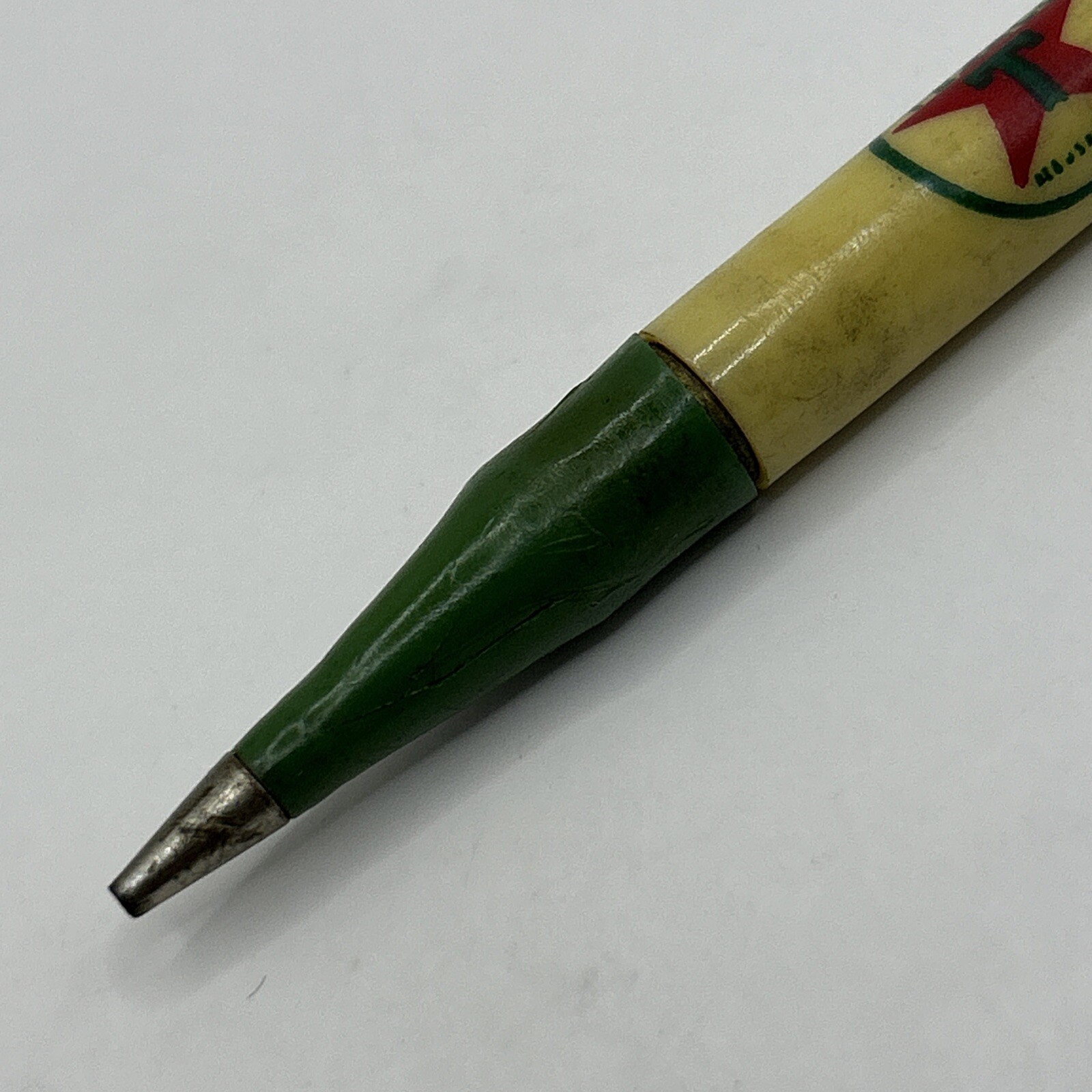 VTG Scripto Mechanical Pencil MOORE’S TEXACO SERVICE Gas Station Mt. Vernon, IL