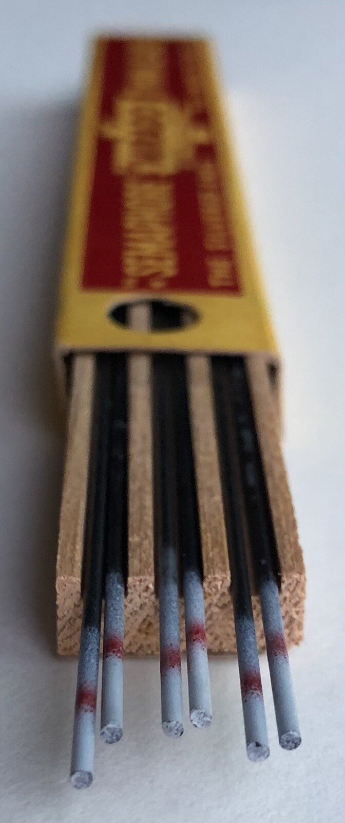 Vintage EAGLE Mirado Mechanical Pencil Lead 1.18mm HB Black 4″ NOS 6pk USA
