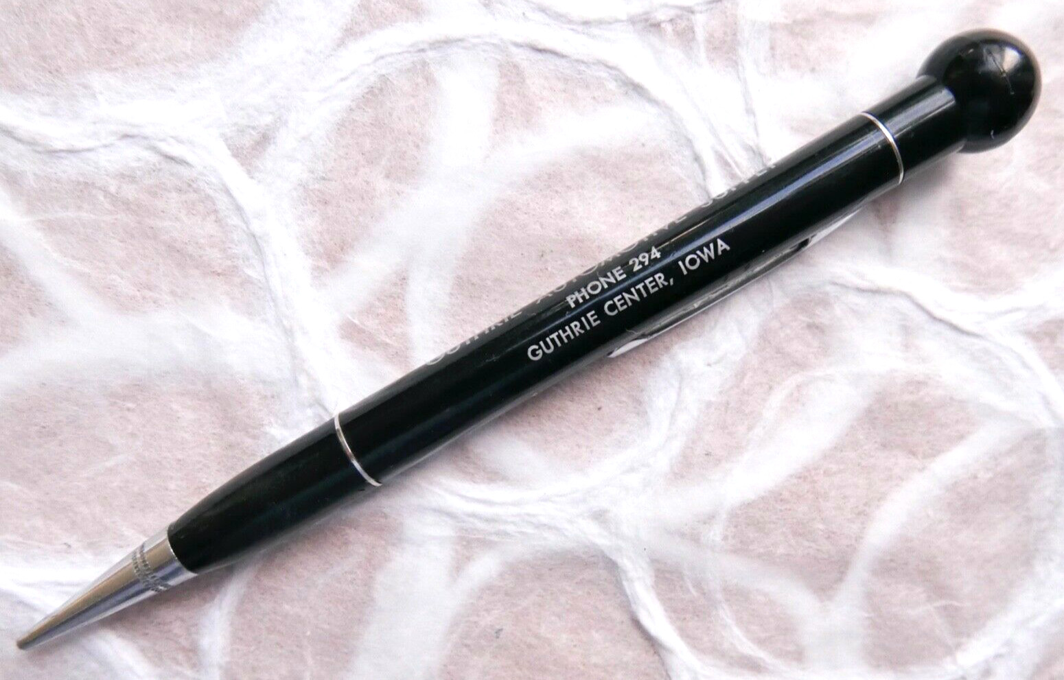 Vintage Redipoint 8-BALL Guthrie Auto Supply Advertising Mech Pencil Iowa G3
