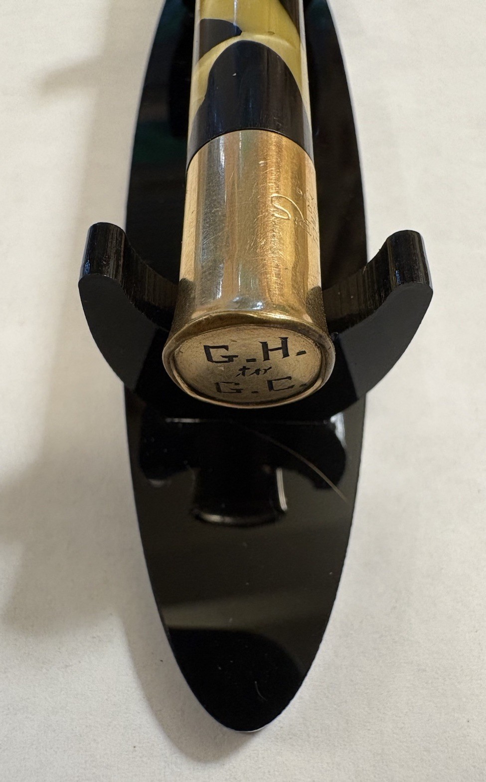 Vintage Sheaffer Lifetime Pearl & Black Gold-Filled Mechanical Pencil
