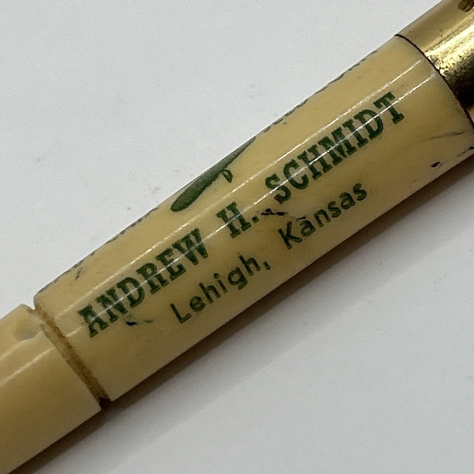 VTG Mechanical Pencil ANDREW H. SCHMIDT Lehigh, Kansas Baby Chix Seed Corn