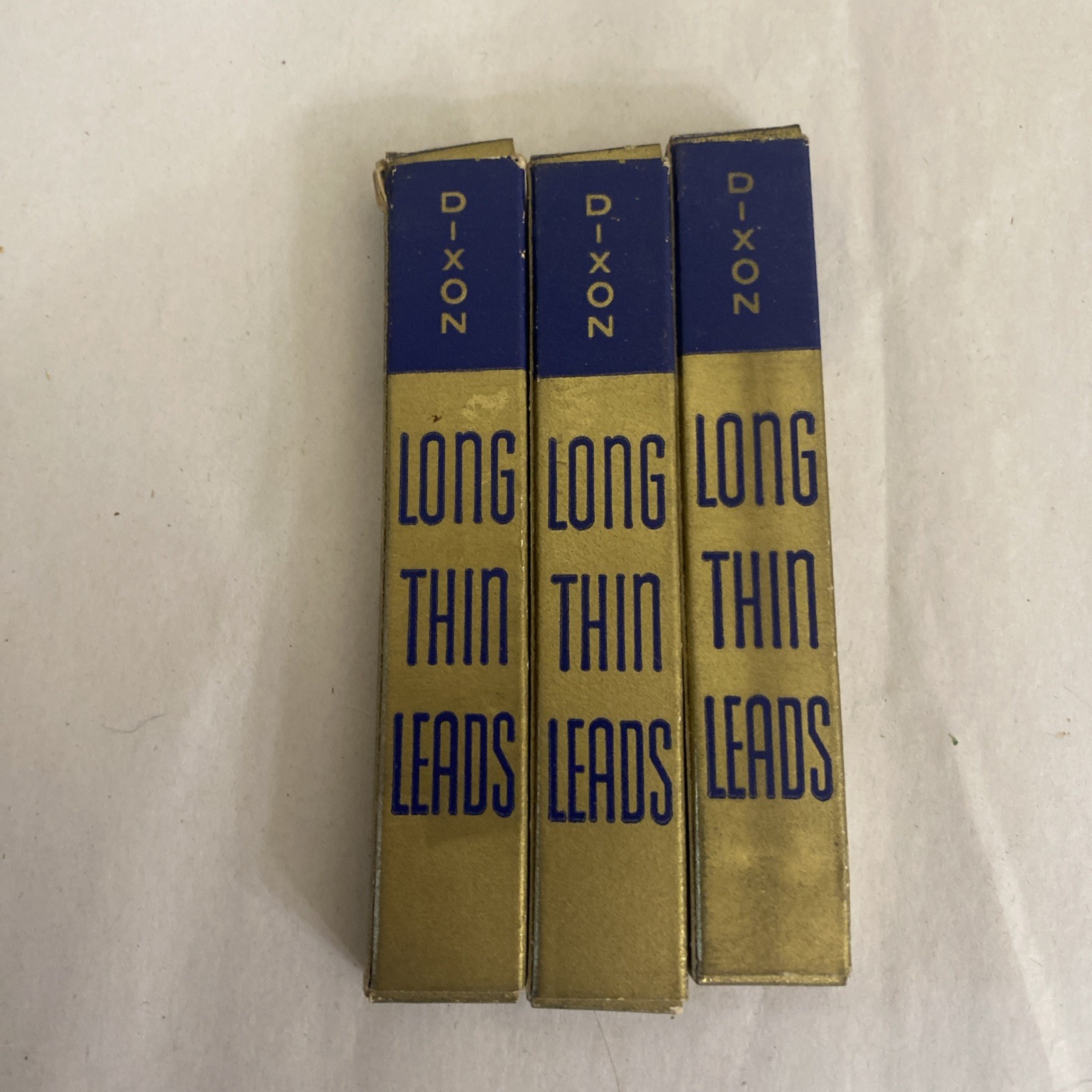 Lot of 3 Vintage DIXON 1.1mm BLUE Mechanical Pencil Lead USA