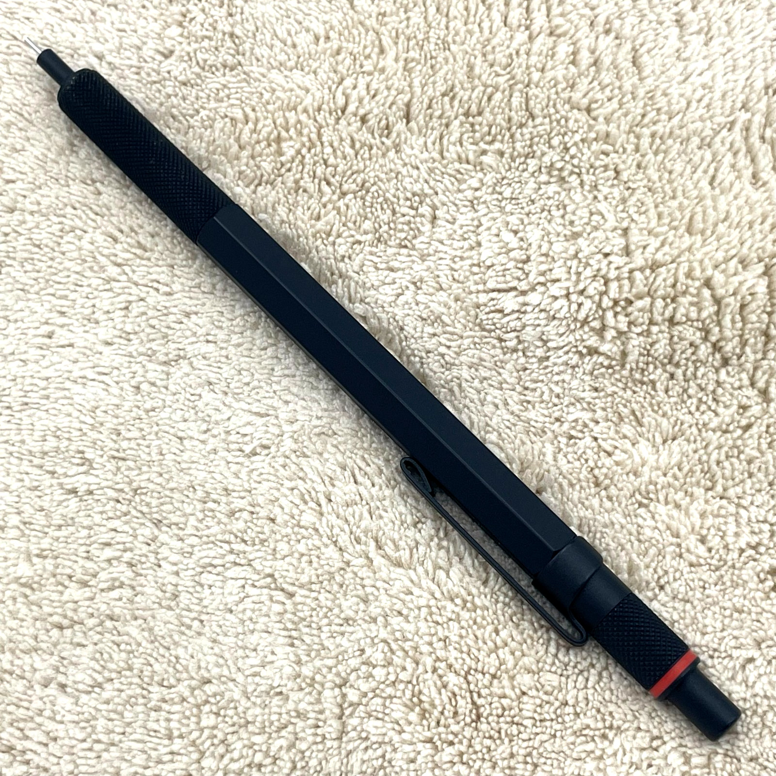 Vintage rOtring 600 Black 0.5mm Mechanical Pencil No Logo Rare Japan
