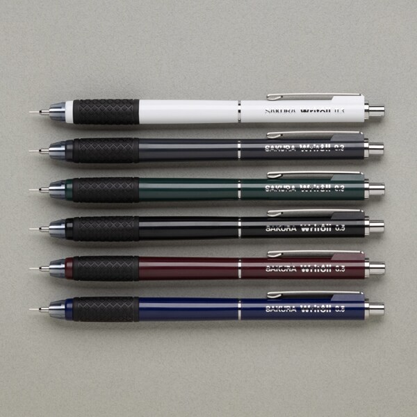 SAKURA Writoll Double Knock Mechanical Pencil Dark Red 0.5mm NS505W#22