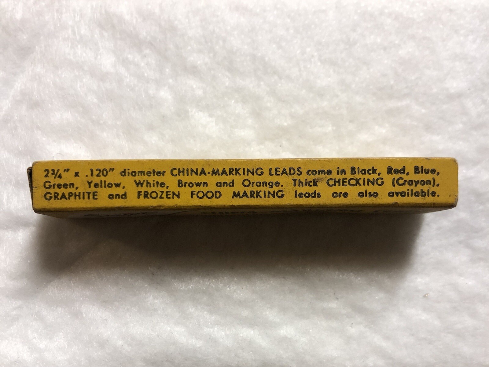 Vintage Scripto -Thick China Marking Leads Wax G920 Red .120″ Pencil Mechanical