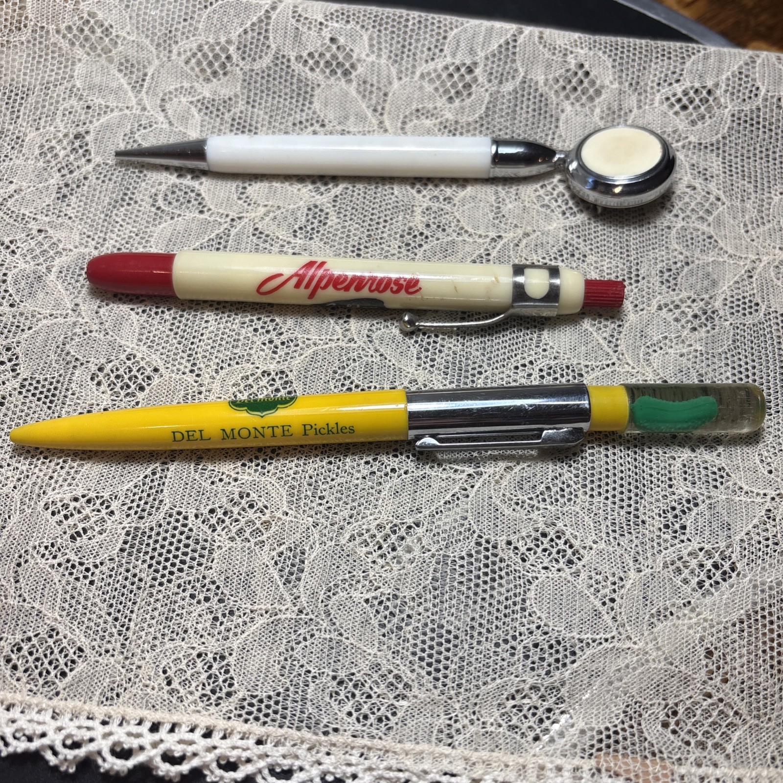 3 Vintage Advertising, Crayon, And Mechanical- Portland, Oregon.Delmonte Pickle