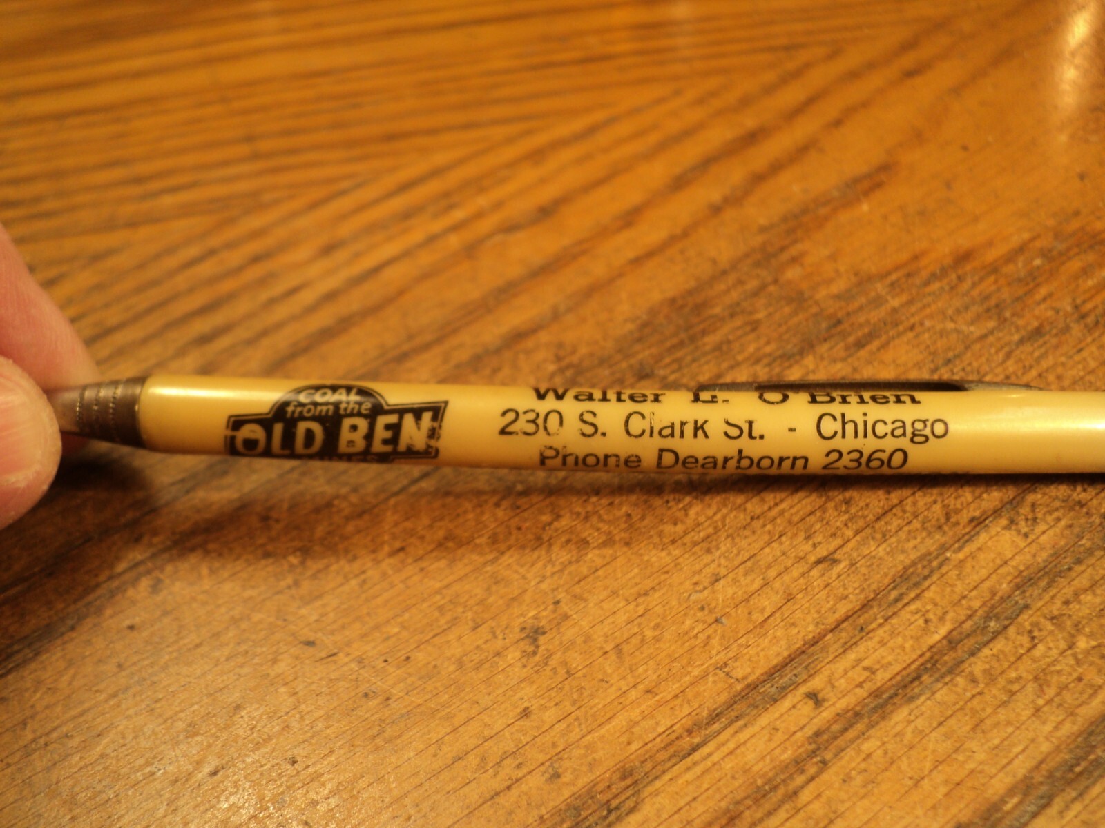 Vintage Mechanical Pencil Old Ben Mines Walter L O’Brien 5-1/4″ Unbranded