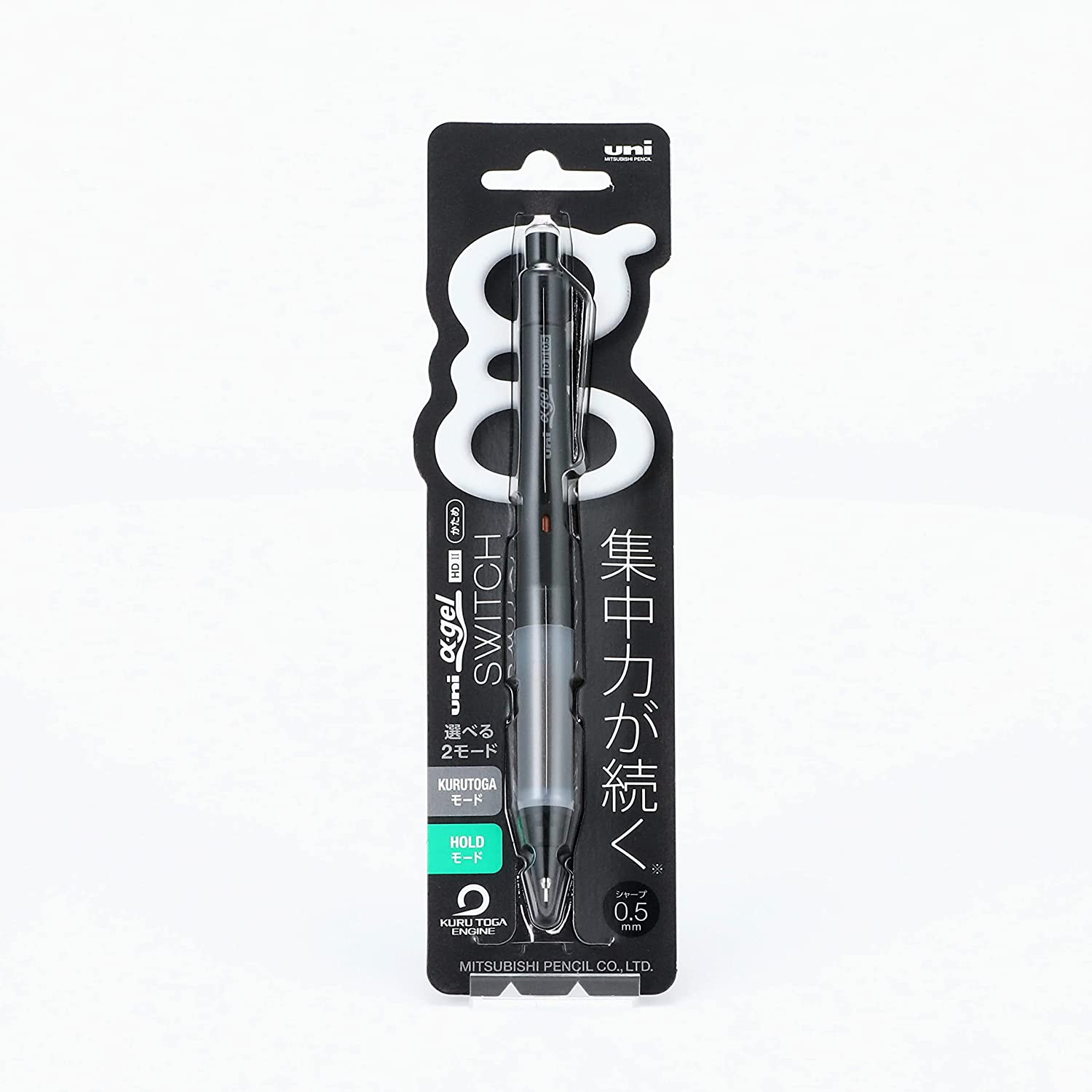 Alpha-Gel Switch Mechanical Pencil, 0.5 Mm, Black Body (M51009GG1P.24)
