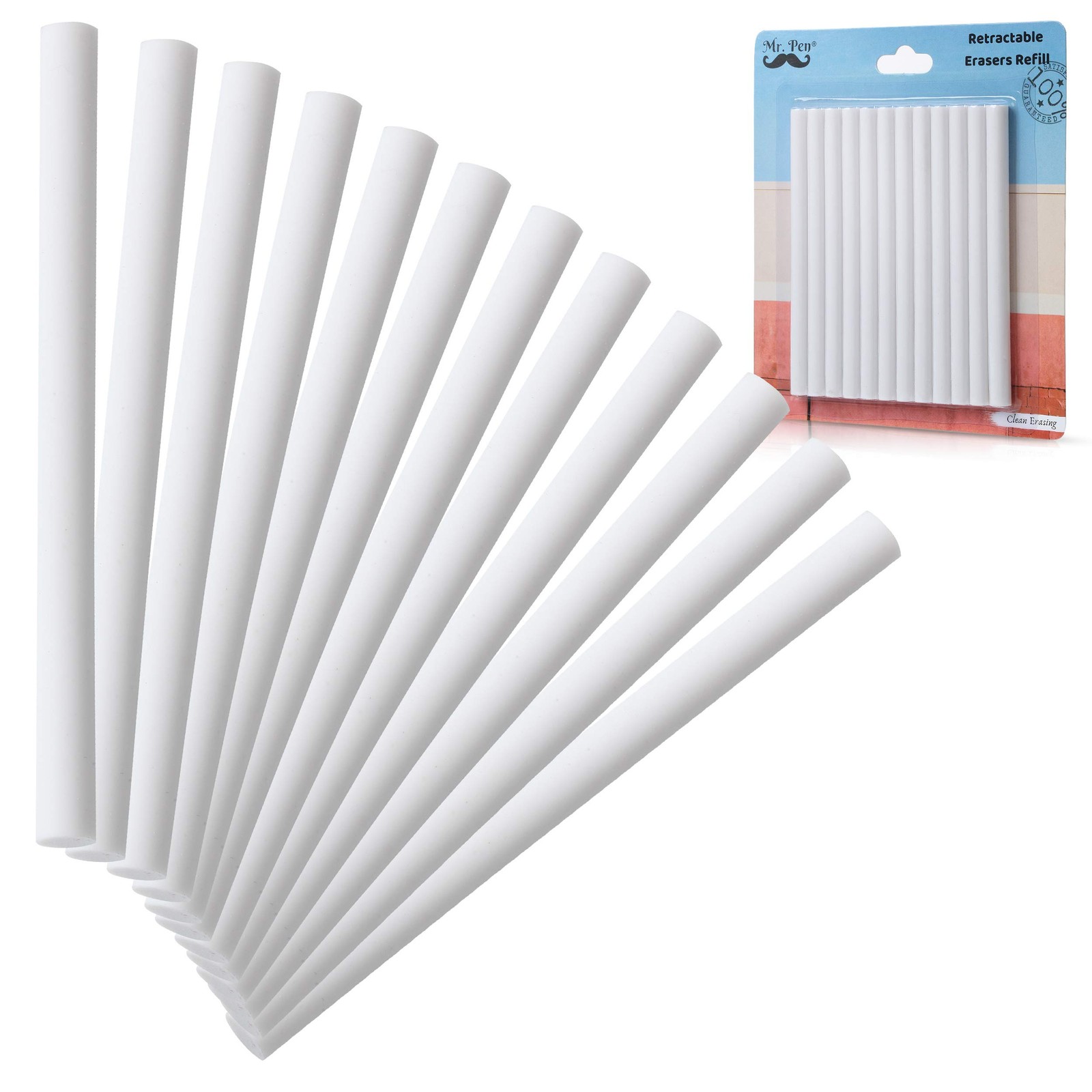 Mr. Pen Eraser Refill, Erasers, Pack of 12, Eraser Pen Refills, Eraser Pen, P…