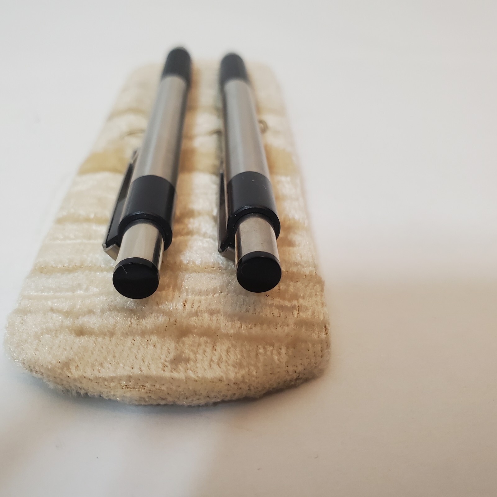 VTG Zebra Mechanical Pencil Lot of 2 M-301 0.5 Silver Black Grip Japan