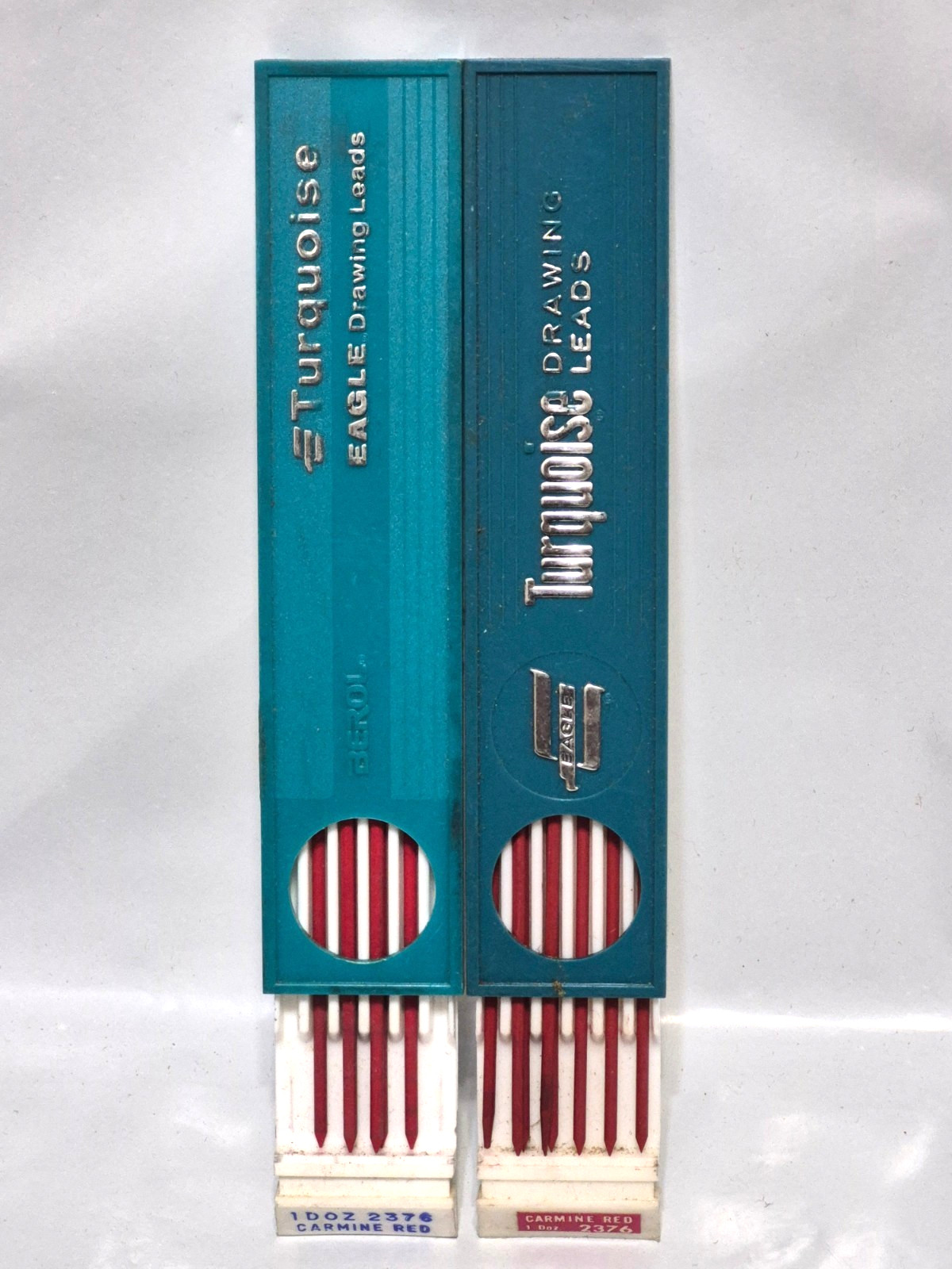 Vintage Turquoise Eagle Drawing Leads Various Carmine Red,HB,2H, H, F