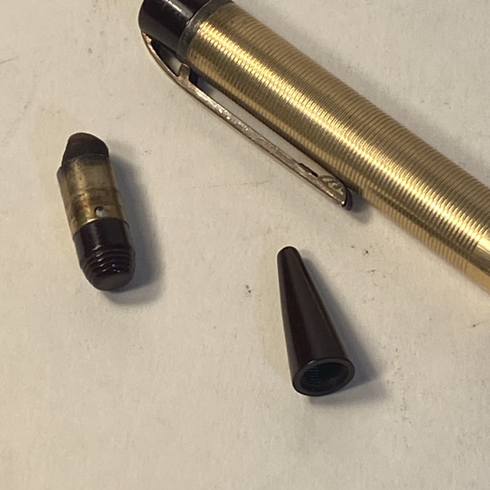 Eversharp Skyline Burgundy Mechanical Pencil 1/10 14 K.Y.G.F. Vintage 40s PARTS