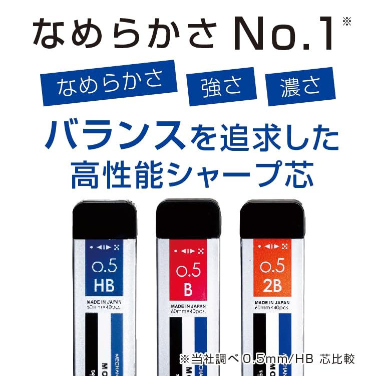 Sharp lead MONO Monograph MG 0.5mm HB Navy R5-MGHB42-5P