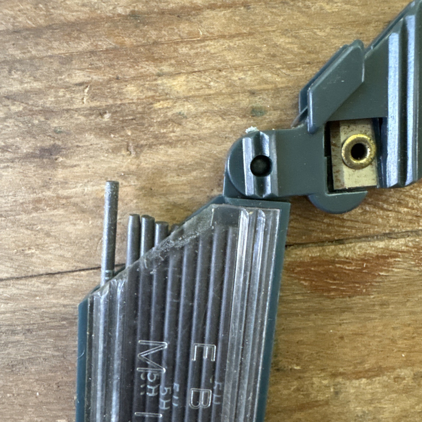 Vintage Eberhard Faber Microtomic 5H Lead Holder & Van Dyke H Leads USA Partial