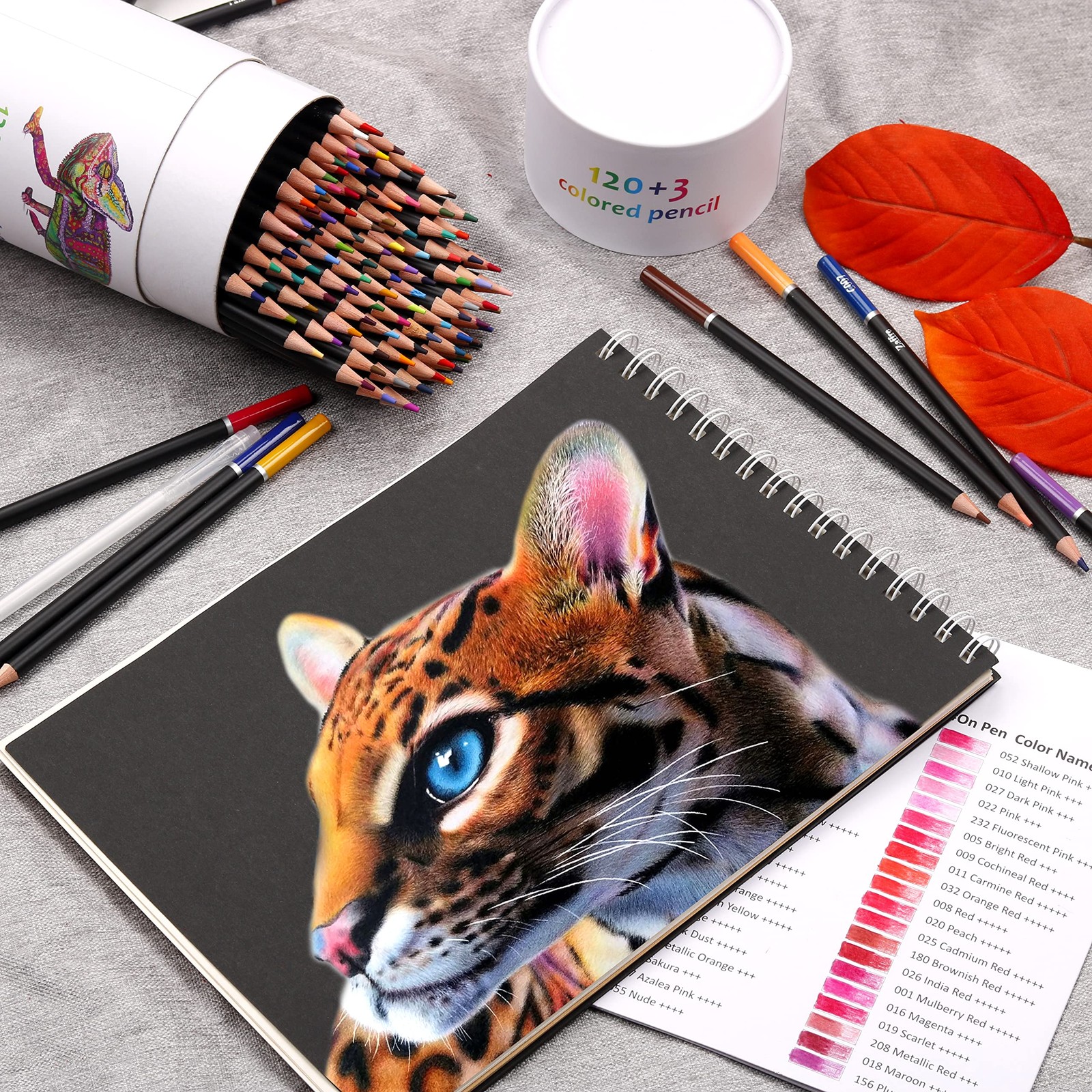 KALOUR Premium Colored Pencils,Set of 120 1 Count (Pack 120), Multicolor