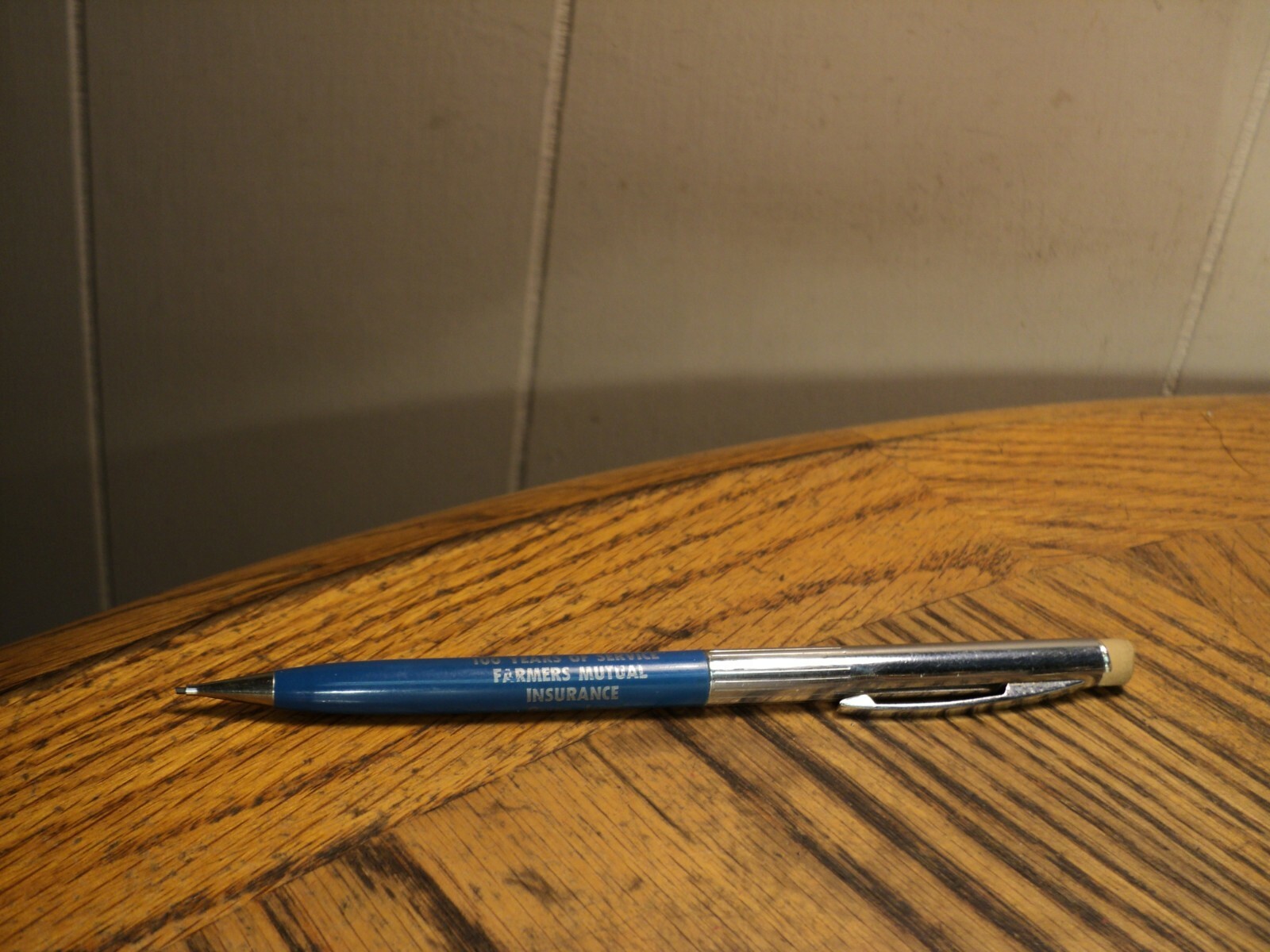 Vintage Sheaffer Mechanical Pencil Advertising Farmers Mutual Insurance Osage IA