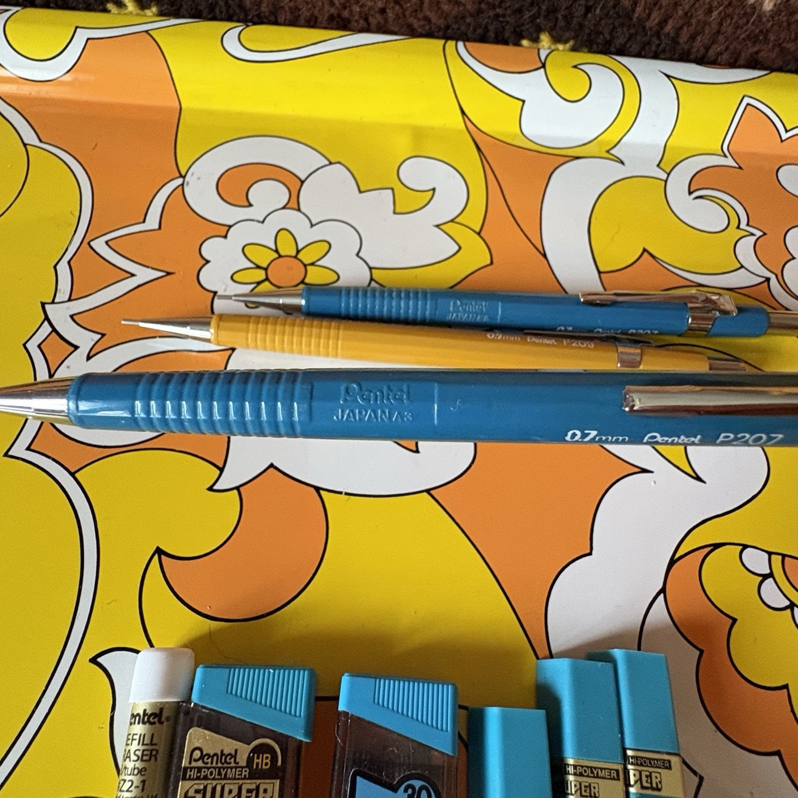Lot Of Pentel Sharp Mechanical Drafting Pencils P207 and P209