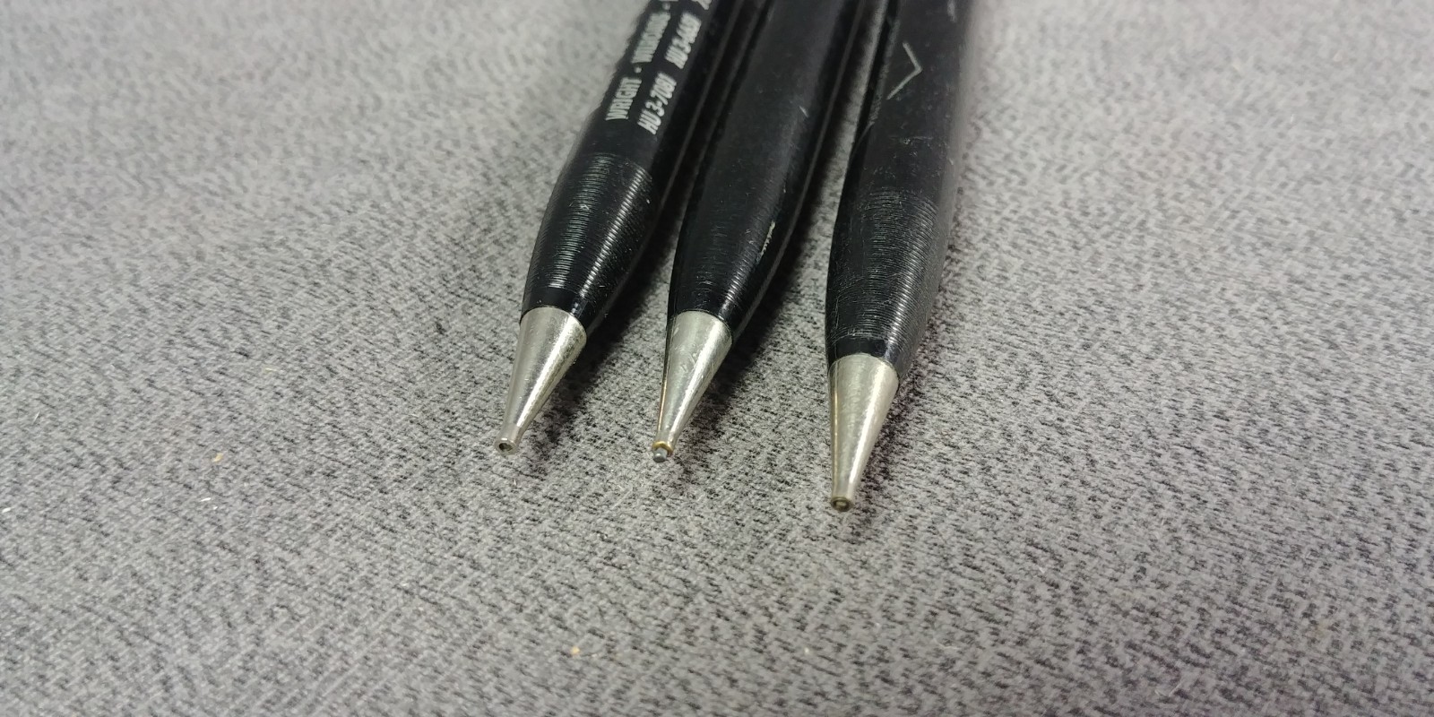 3 1950s+ Sheaffers Mechanical Pencil Right COOP Supply Service Longview Fibre