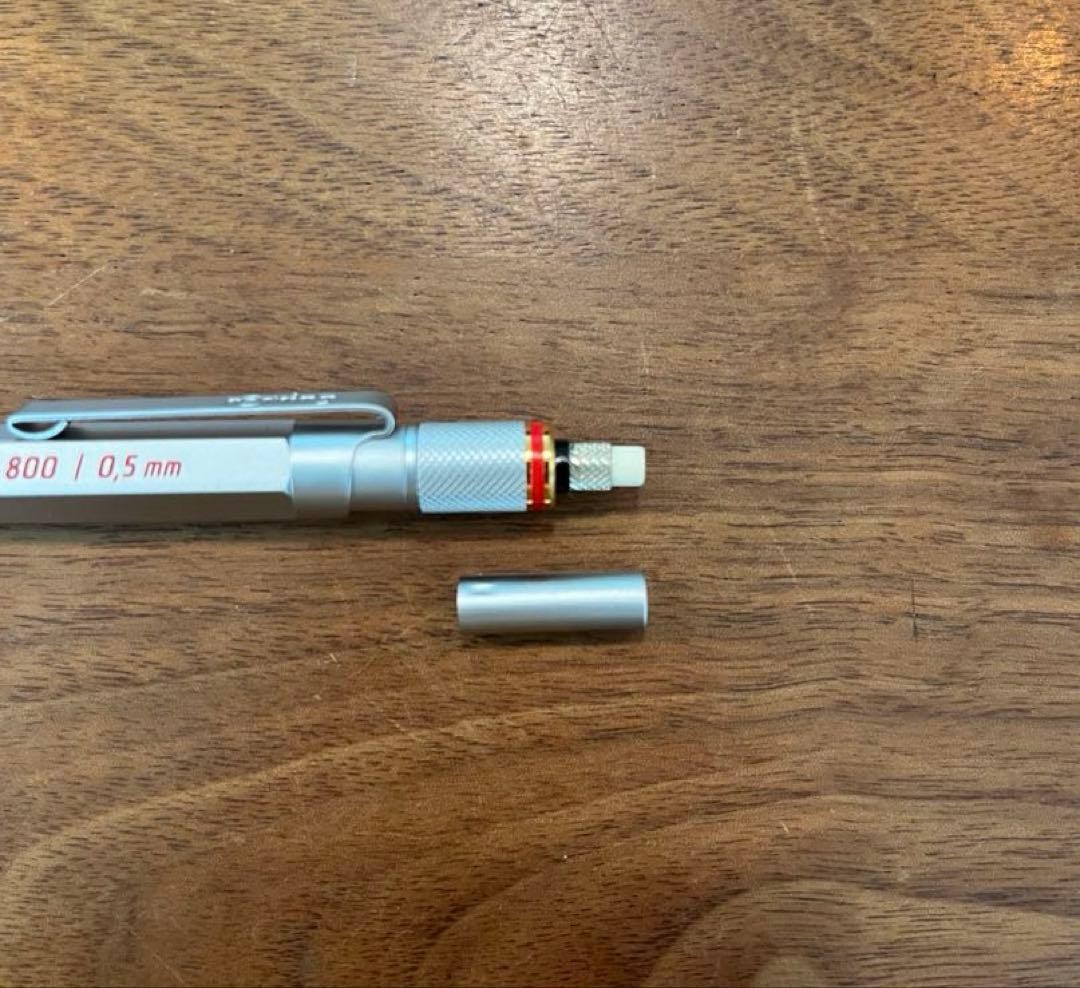 rotring 800 mechanical pencil 0.5mm silver