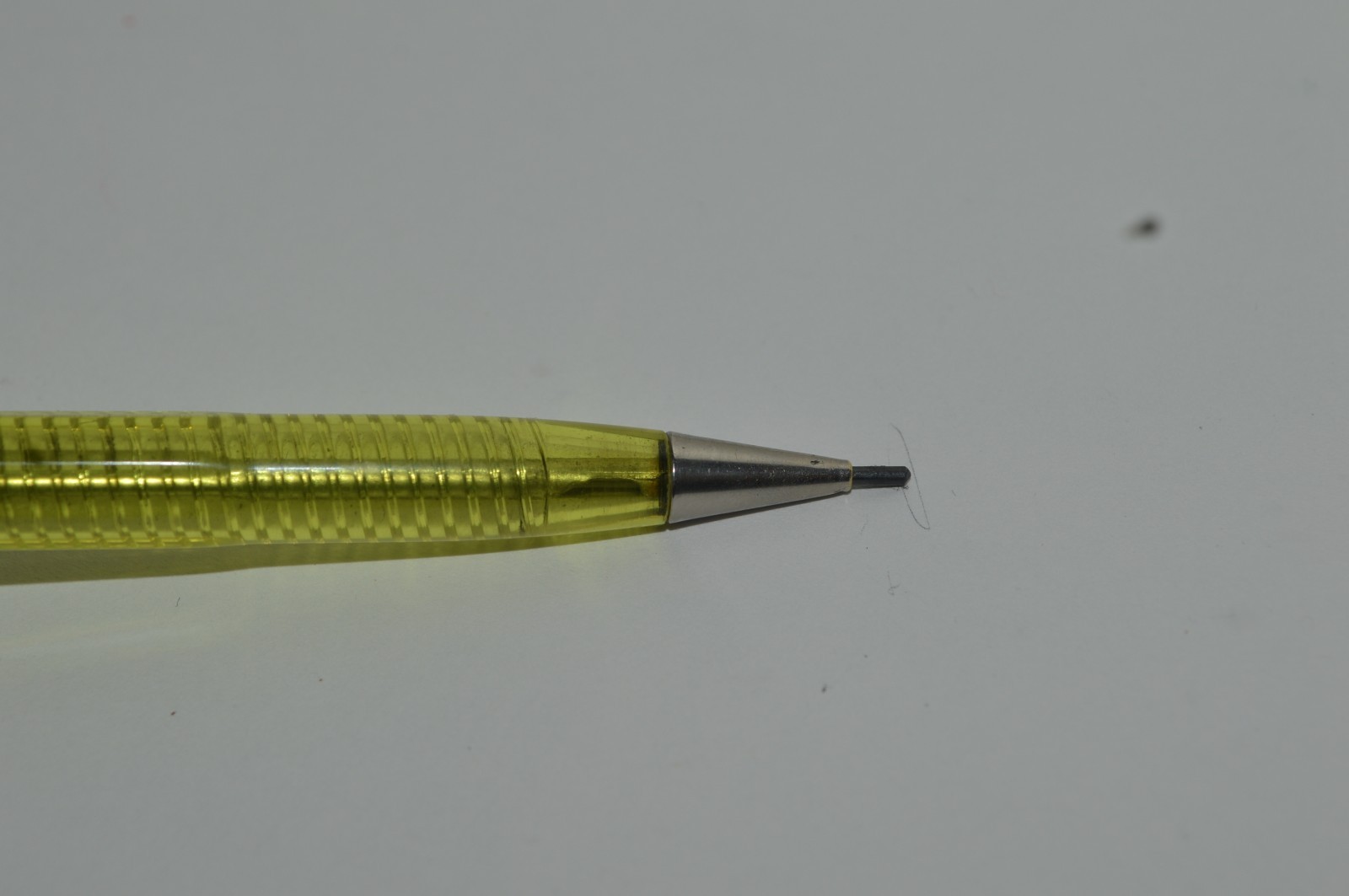 SCRIPTO K780 Mechanical Pencil 1.1mm Translucent Yellow USA 1970’s Excellent