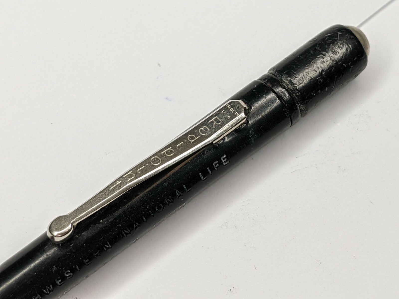 c1940s Minneapolis MN Redipoint Advertising Mechanical Pencil Life Insurance G25