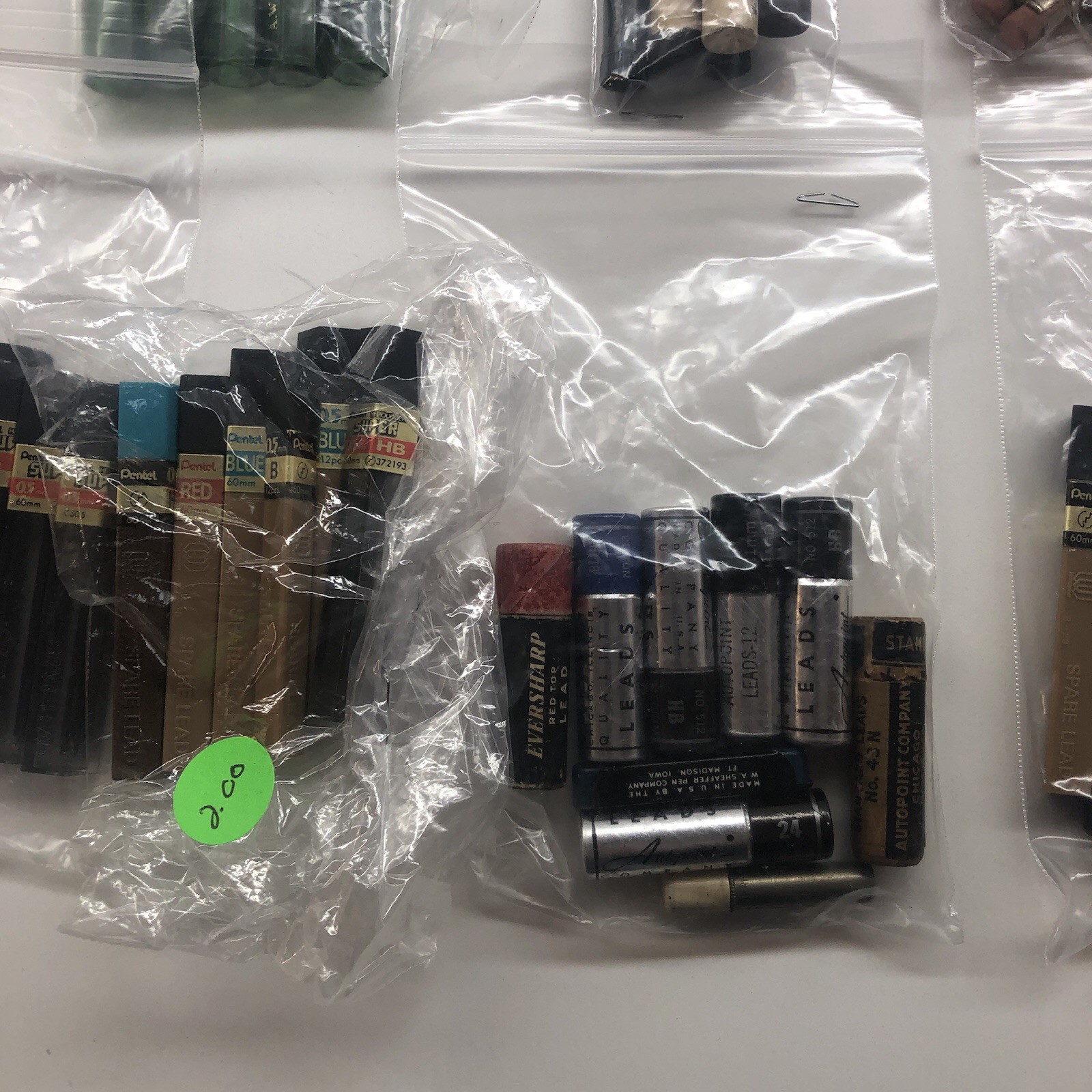 Vintage Mechanical Pencil Lead Eraser Lot