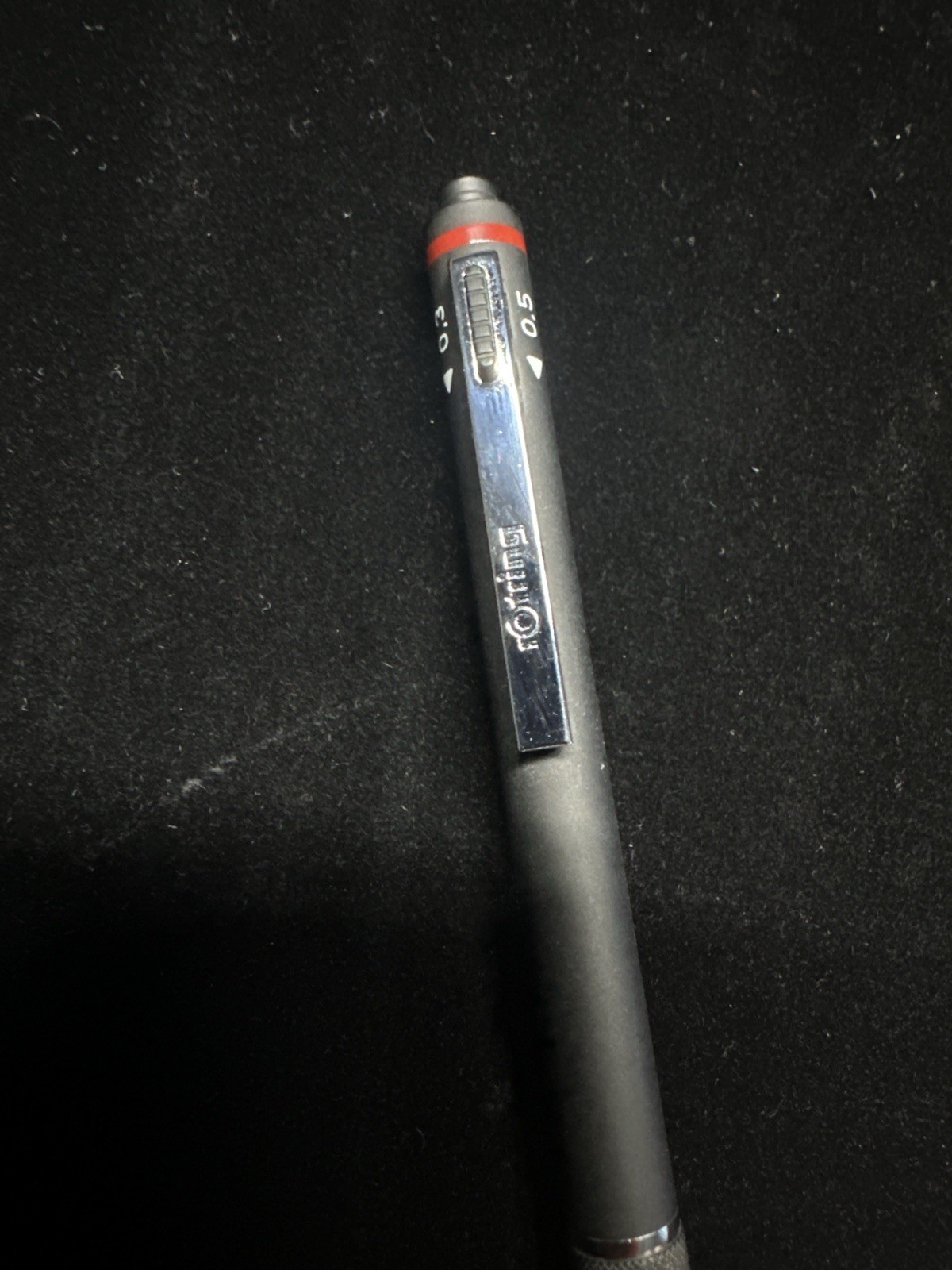 Rotring 600 0.5mm Black Mechanical Drafting Pencil Germany w/ Original Case