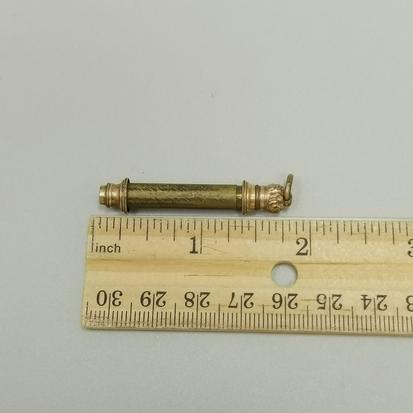 Antique Mechanical Retractable Propelling Pencil Gold Filled Engraved Gertie
