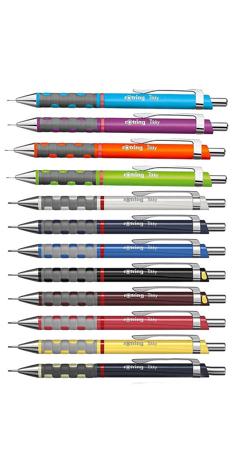 Tikky Mechanical Pencil HB 0.70mm Red Barrel Drafting Drawing Art Supplies